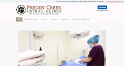 Desktop Screenshot of preddycreekvet.com